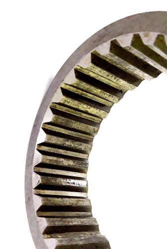 80-1701217 Втулка (сталь) внутр.шлиц, наружн. ф83 L=27,2; КПП вала промежуточного МТЗ РУП1